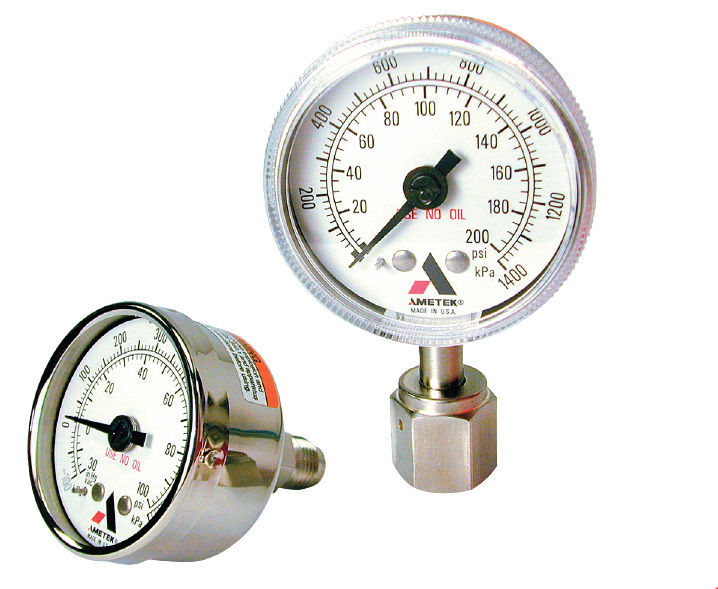 Absolutes Manometer U S Gauge Mit Zifferblatt Anzeige