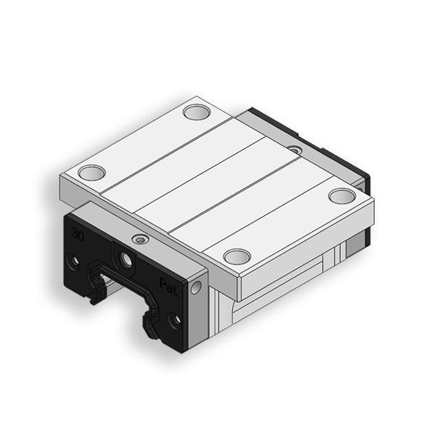 Gleitläufer Linearführung C4273090S Alutec Group srl Spann Stahl