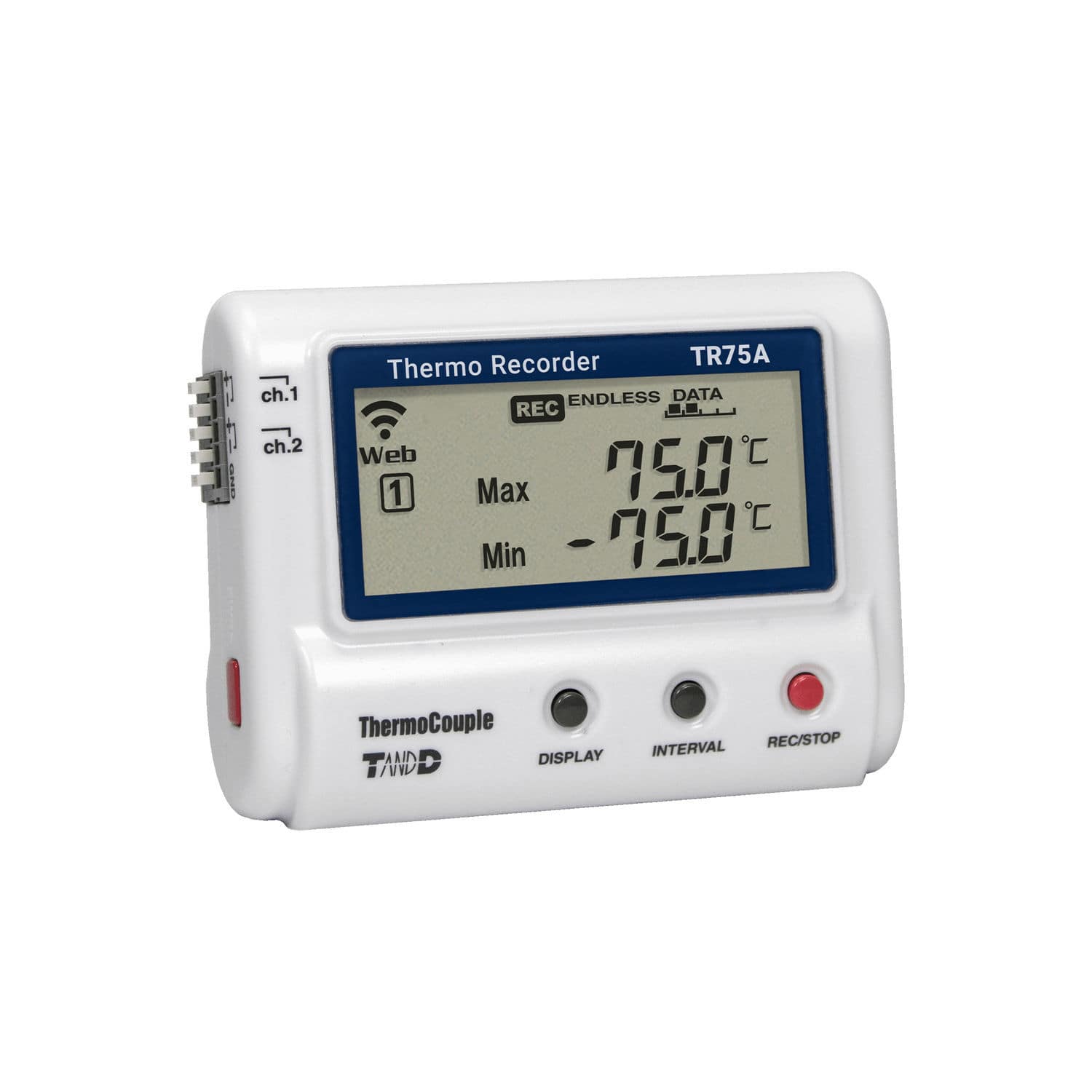 Temperatur Datenlogger TR75A T D Corporation USB Drahtlos