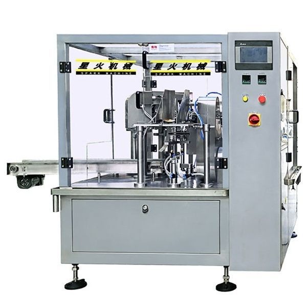 Automatische Abf Llmaschine Mit Traysealer Fs Spark Packaging