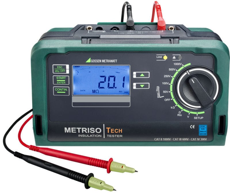 Isolationstester METRISO TECH GOSSEN METRAWATT GmbH Niederohm