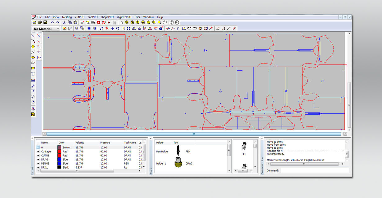 2D Schachtel Software cutPRO Eastman Machine Company für