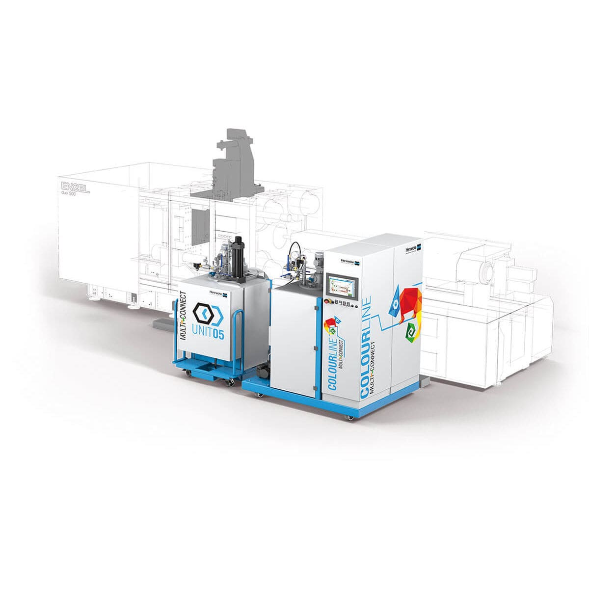 Dosiersystem für PU Schaum COLOURLINE Hennecke GROUP volumetrisch