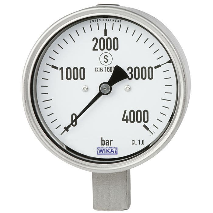 Manometer Mit Zifferblatt Anzeige Pg Hp P Wika Alexander Wiegand