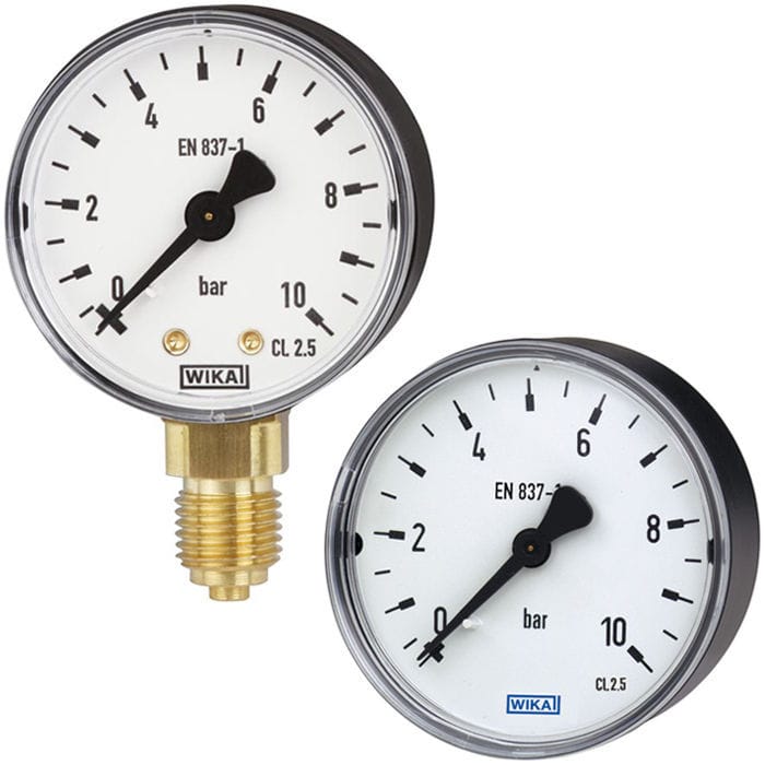 Manometer Mit Zifferblatt Anzeige Series Wika Alexander