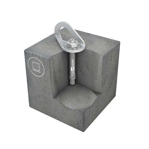 Edelstahl Fallschutzanker Abs Lock V B Safetyconcept S A Beton