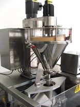 Abf&uuml;llanlage mit Schneckendosierer f&uuml;r Pulver und Granulate  Grupo Exakta Pack