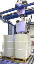 Abf&uuml;llmaschine f&uuml;r Fl&uuml;ssigkeiten in F&auml;sser auf Paletten (automatisch) max. 40 drums/hour, 60 - 1000 L PACK'R