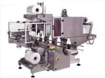 automatische Schrumpffolien-Verpackungsmaschine f&uuml;r Flaschen  sharppack machines