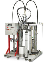 Dosier- und Mischanlage f&uuml;r Harze f&uuml;r Tooling und Rapid Prototyping (Kolbenpumpe) max. 4 l/min, max. 6 bar | toolingmix V200  DOPAG Dosiertechnik und Pneumatik AG