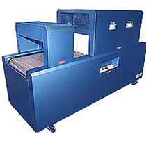 halbautomatische Schrumpffolien-Verpackungsmaschine mit Schrumpftunnel 4 - 8 kW sharppack machines