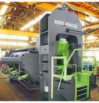 mobile Altmetall Ballenpresse / Guillotinescheren  AKROS
