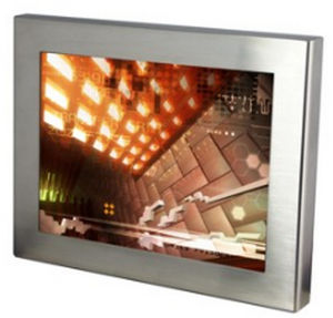 Monitor mit Touchscreen / auf Rahmen / Edelstahl / wasserdicht
