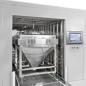 Wasser-Waschanlage / für die Pharmaindustrie / mit Trockner / Spritzwaschen