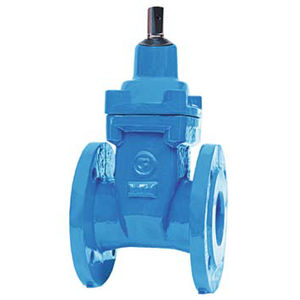 Segmentschütz / für Wasser / Flansch / aus Gusseisen