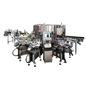 automatische Etikettiermaschine / für selbstklebende Etiketten / für die Getränkeindustrie / drehbar