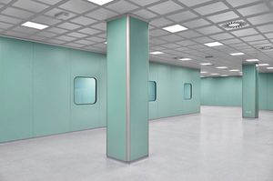 Trennwand für Reinraum / Aluminium