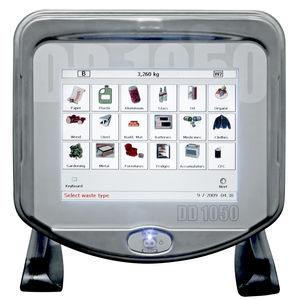 LED-Display-Waagenterminal / mit Touchscreen / Benchtop / Edelstahl