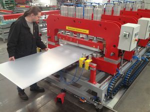 Längsnaht-Schweißmaschine / AC / automatisch / für Kunststoffe