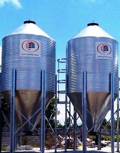 Kegelboden-Silo / für die Lebensmittelindustrie / für Landwirtschaftsarbeit