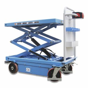 Doppelscheren-Hubtisch / elektrisch / mobil