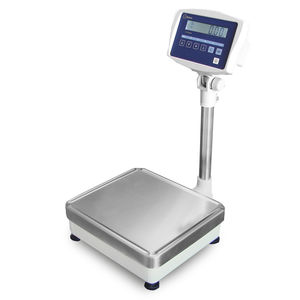 bodenmontierte Waagen / mit LCD-Display / Edelstahlplatte / IP54