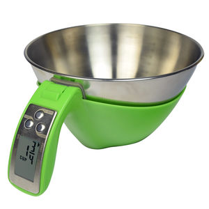 Benchtop-Waage / mit LCD-Display / Edelstahlplatte / mit Akku