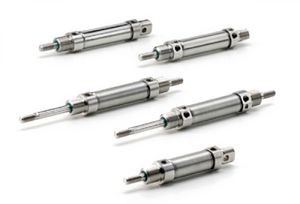 pneumatischer Zylinder / doppeltwirkend / Kolben / Mini