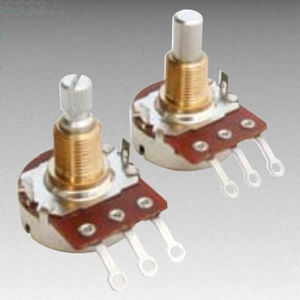 drehbarer Potentiometer / manuell / Cermet / für elektronische Ausrüstungen