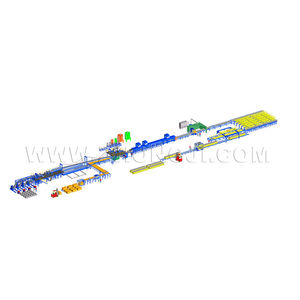 Produktionsanlage für Sandwichplatten aus PSE/Mineralwolle / automatisch