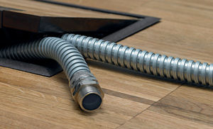 Spiralhülle / für Kabel / für Elektrokabel / aus verzinktem Stahl