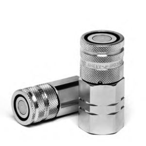 Schnellkupplung / gerade / hydraulisch / aus Kohlenstoffstahl