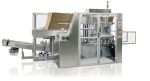 horizontaler Kartonpacker / automatisch / Klebeband / Hotmelt-Klebstoff
