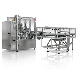Füll-/ Verschließmaschine / Monoblock / volumetrisch / Dreh / für Flüssigkeiten