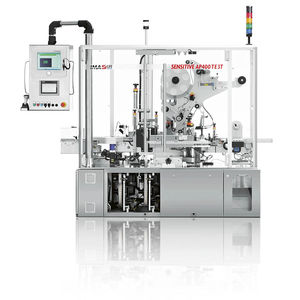 automatische Etikettiermaschine / für selbstklebende Etiketten / kompakt / linear