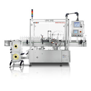 automatische Etikettiermaschine / für selbstklebende Etiketten / für Flaschen / linear