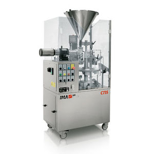 halbautomatische Füll und Verschließmaschine / Dreh / für Pharmaprodukt / für Pflanzenschutzmittel