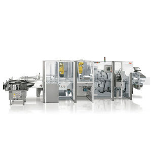 horizontaler Traypacker / PLC-gesteuert / für Nahrungsmittel / für Pharmaprodukt