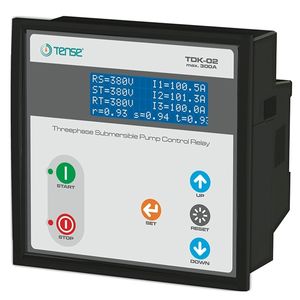 3-Phasen-Kontrollrelay / digital / für Schalttafelmontage / für Elektromotor
