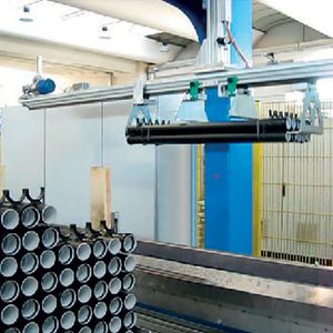 Roboter-Palettierer / für Rohre / automatisch