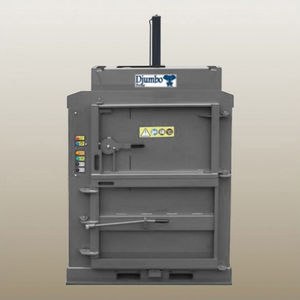 automatische Ballenpresse / vertikal / Frontlader / für Textilien