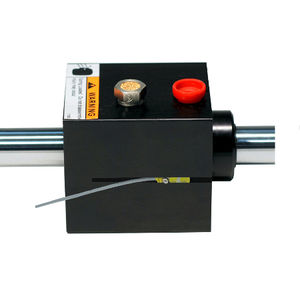 pneumatischer Bremsstangenklemmer / eloxiert / auf Pneumatikzylinder montiert / NFPA