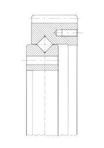 Rollenlager / 1-reihig / Stahl
