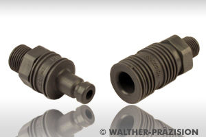 Schnellanschluss / gerade / hydraulisch / pneumatisch