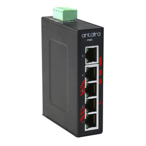 Ethernet-Switch / unmanaged / 5 ports / DIN-Schienen / für Wandmontage
