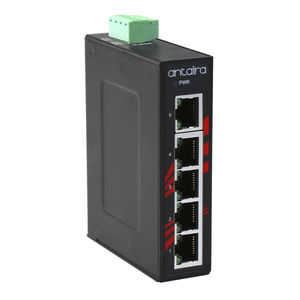 Ethernet-Switch / unmanaged / 5 ports / DIN-Schienen / für Wandmontage