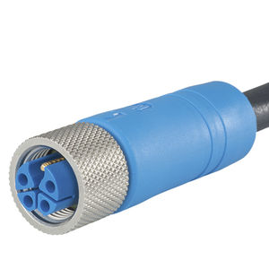 Datensteckverbinder / DIN / Rund / thermoplastische Überformung