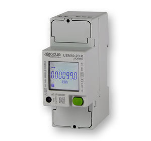 einphasiger Elektrischer Energiezähler / DIN-Schienen / 50 Hz / mit LCD-Display