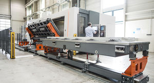 CNC-Bearbeitungszentrum / 5-Achs / horizontal / für Aluminium / hohe Produktivität