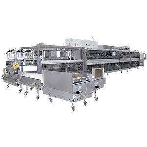 Traypacker Schrumpffolien-Verpackungsmaschine / Wrap-Around / automatisch / für Flaschen